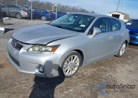 2013 Lexus Ct 200H из США, поврежденный, VIN JTHKD5BH8D2145406